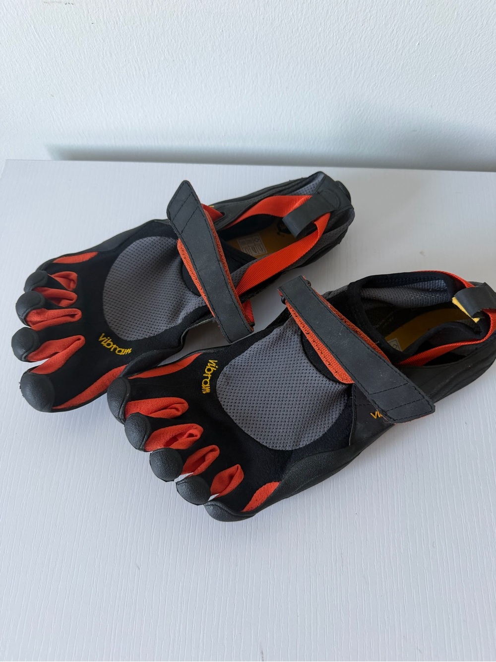 Vibram FiveFingers Black & Orange Barefoot Shoes
